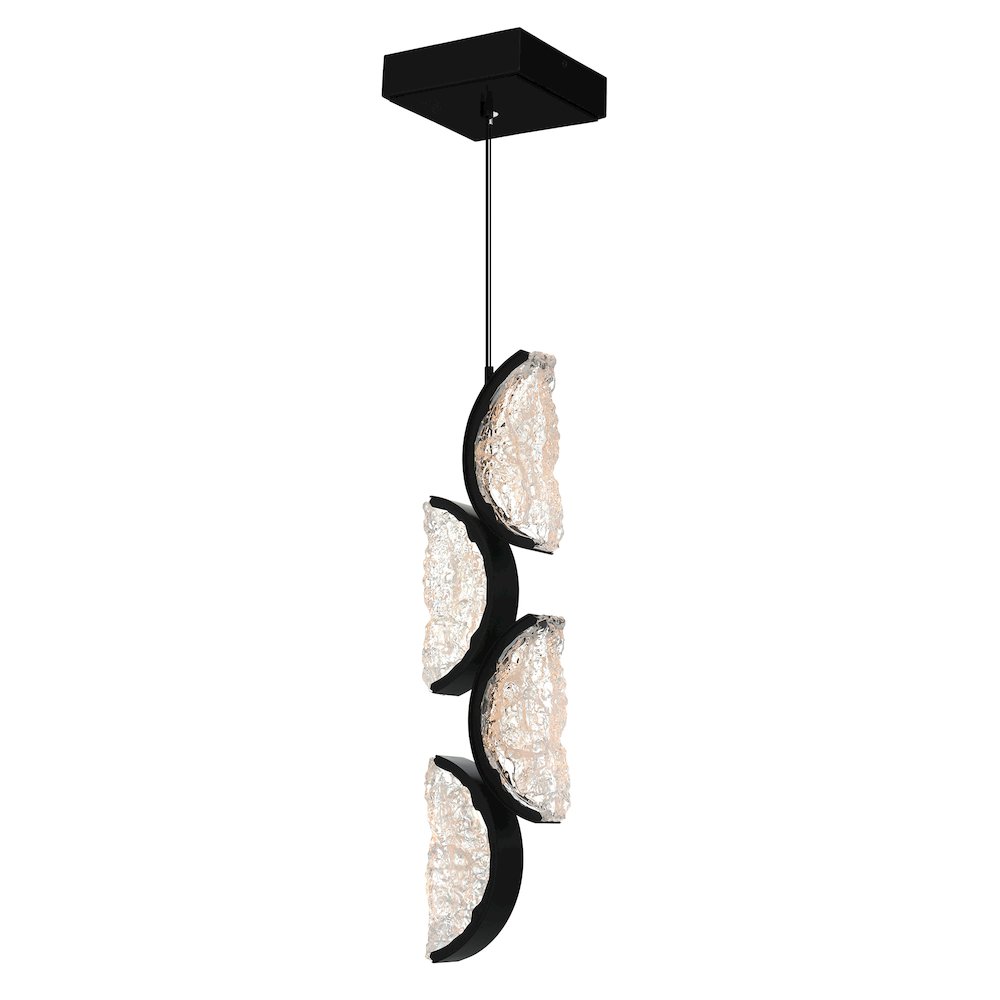 Moon Integrated LED Black Mini Pendant. Picture 3