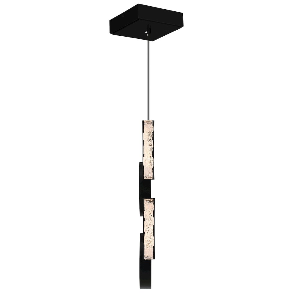Moon Integrated LED Black Mini Pendant. Picture 4