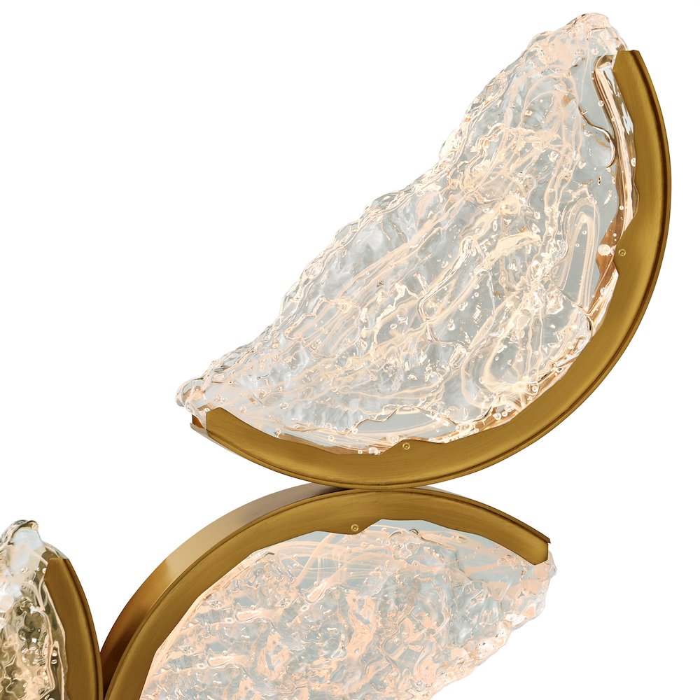 Moon Integrated LED Brass Mini Pendant. Picture 5