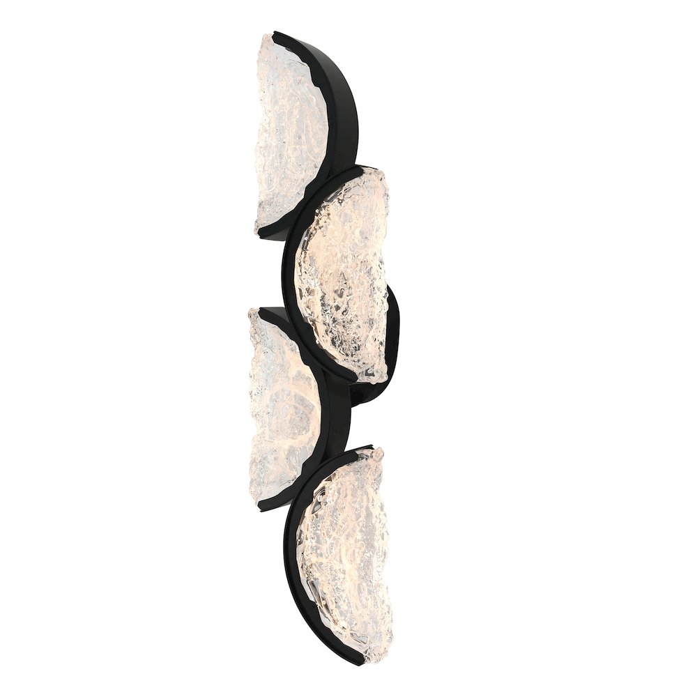 Moon Integrated LED Black Wall Light. Picture 2