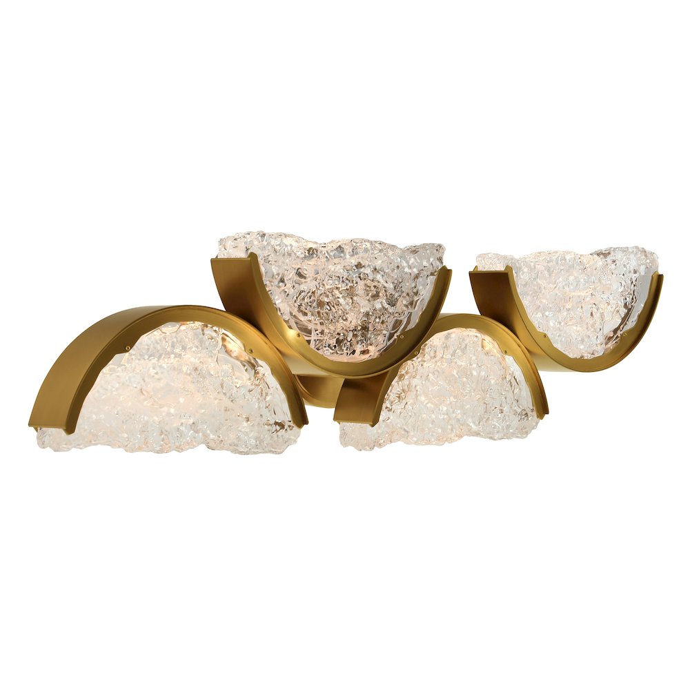 Moon Integrated LED Brass Wall Light. Picture 4