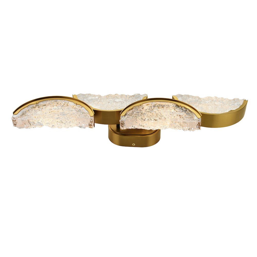 Moon Integrated LED Brass Wall Light. Picture 5