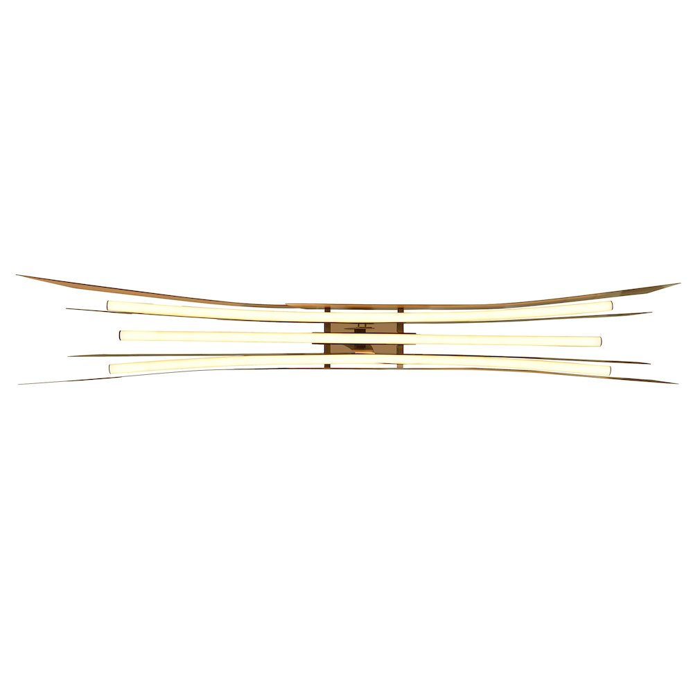 Solara Integrated LED Brass Chandelier. Picture 5
