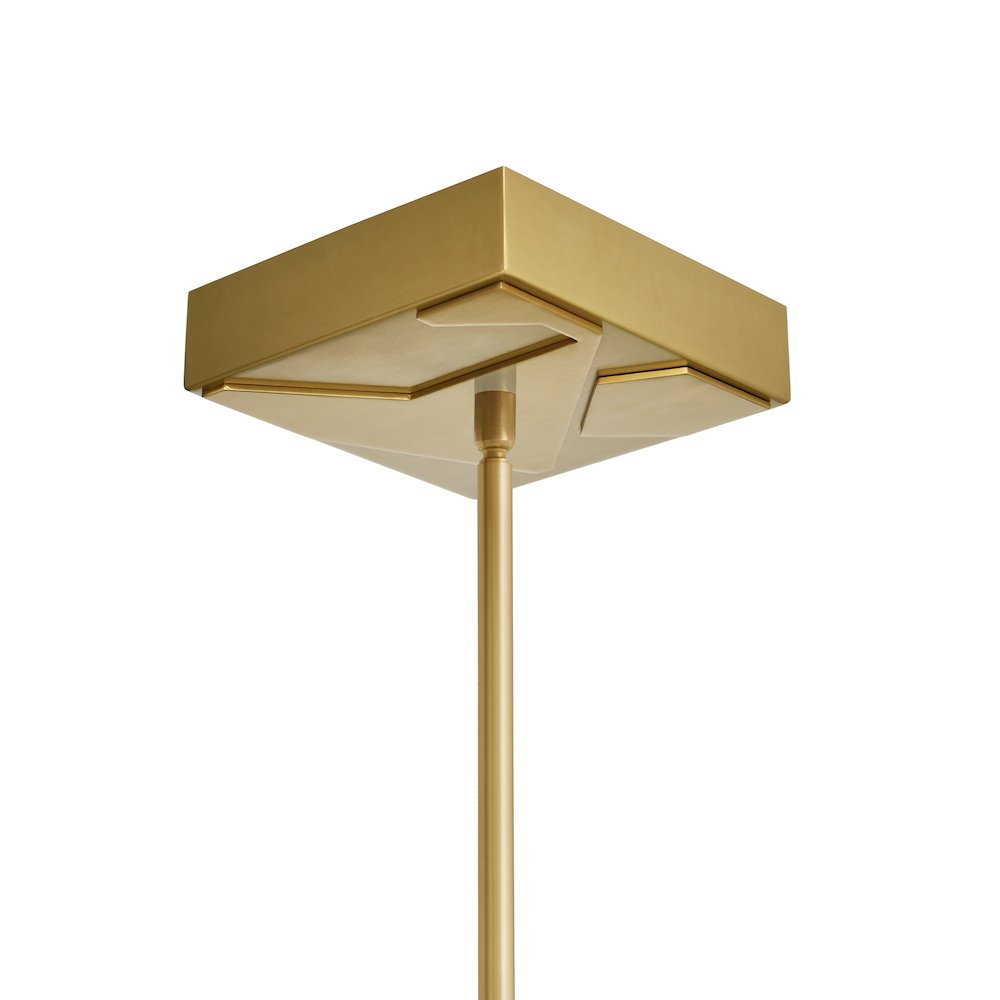 Solara Integrated LED Brass Chandelier. Picture 7