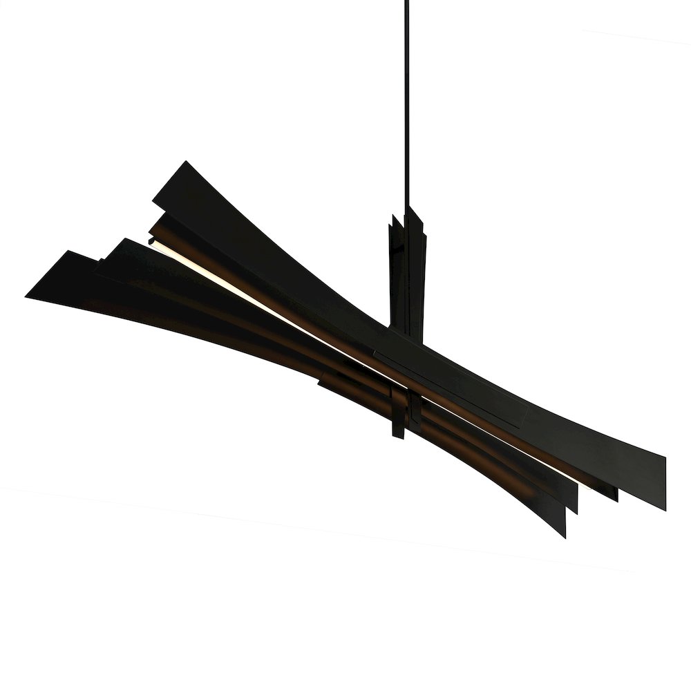 Solara Integrated LED Black Chandelier. Picture 3