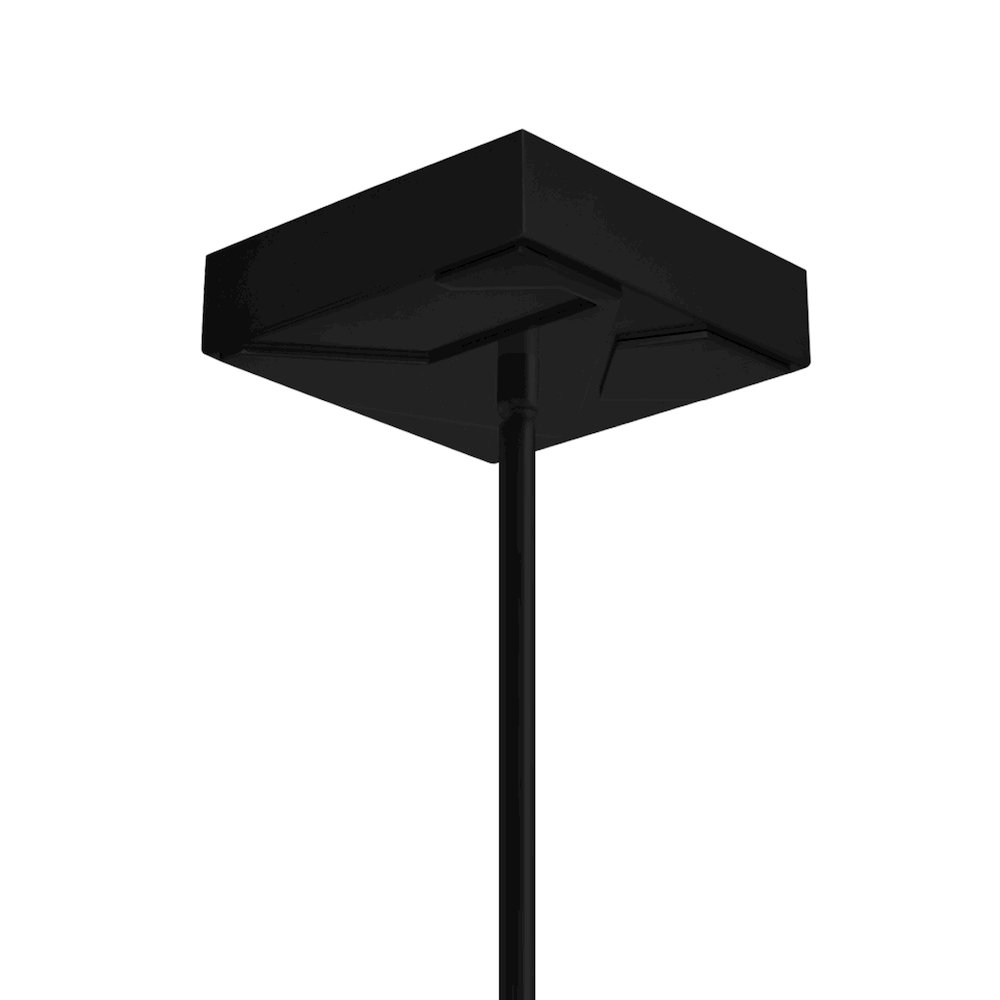 Solara Integrated LED Black Chandelier. Picture 7