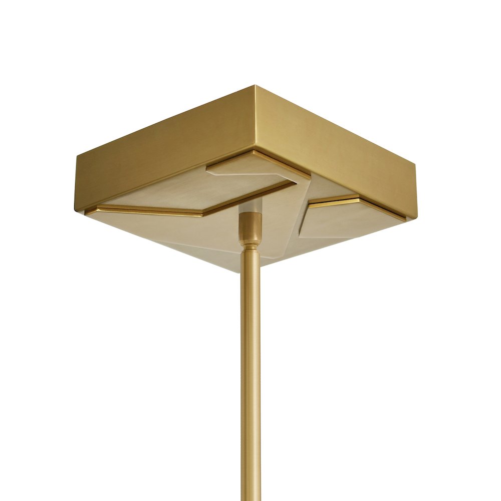 Solara Integrated LED Brass Chandelier. Picture 7