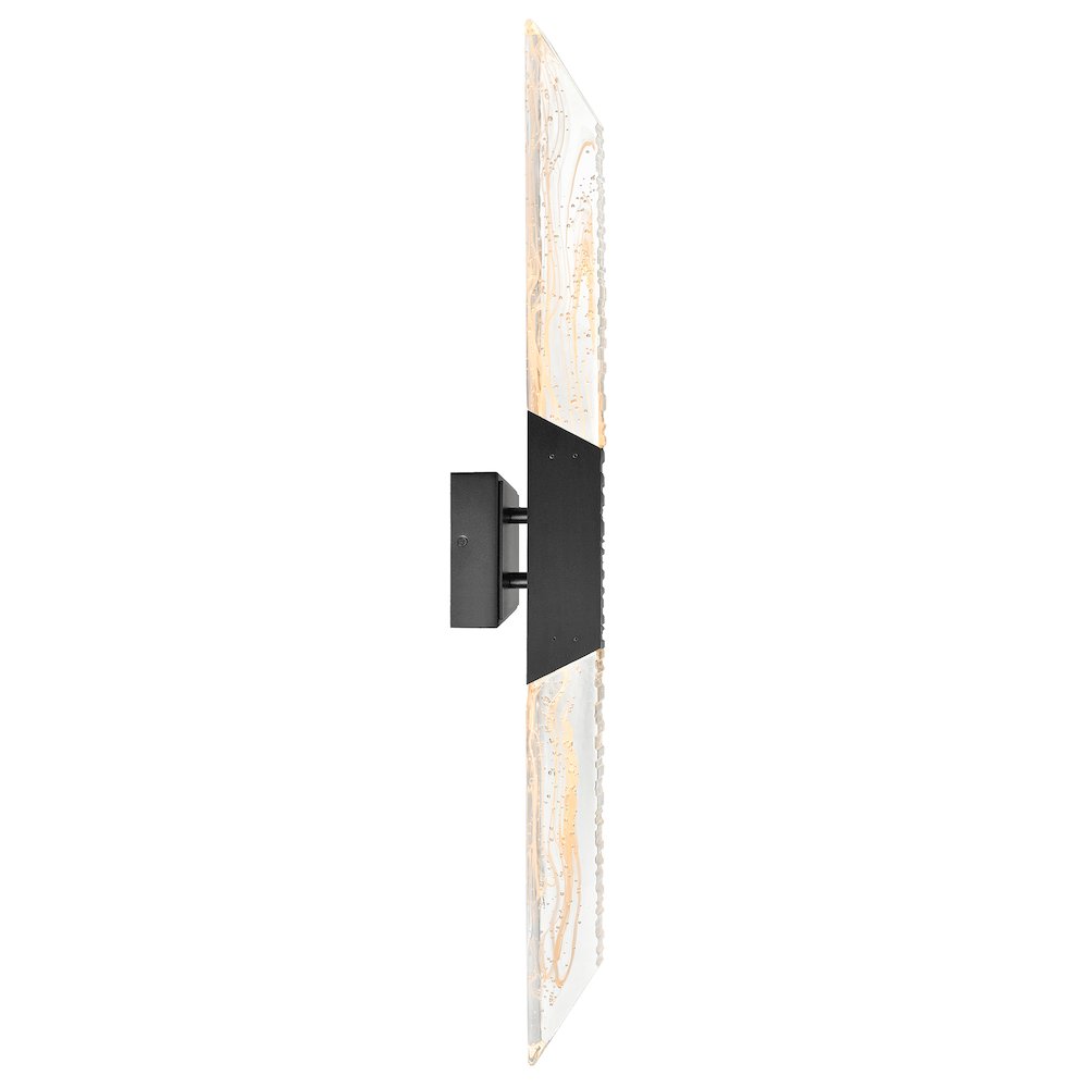 Petra Integrated LED 36in Sand Black Indoor-Outdoor Wall Light. Picture 2