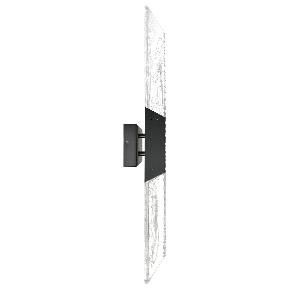 Petra Integrated LED 36in Sand Black Indoor-Outdoor Wall Light. Picture 4