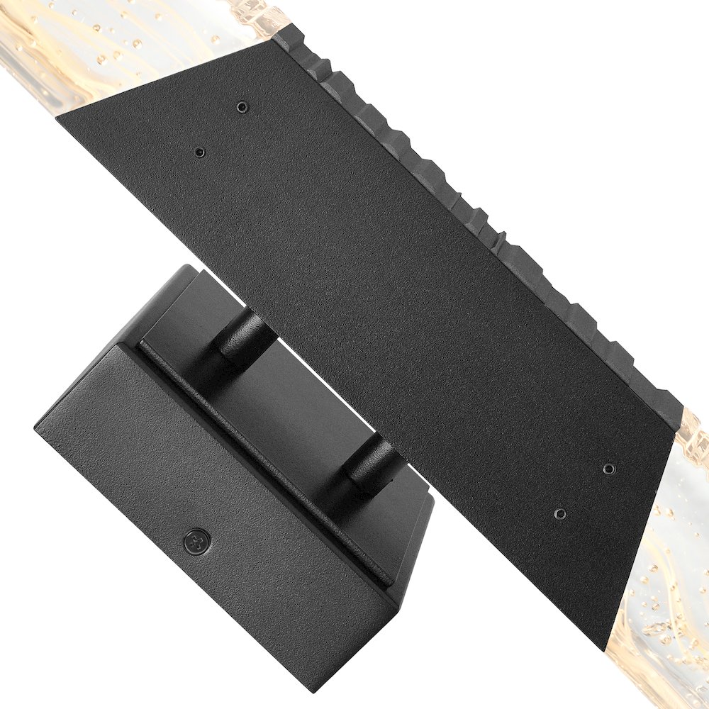 Petra Integrated LED 36in Sand Black Indoor-Outdoor Wall Light. Picture 6