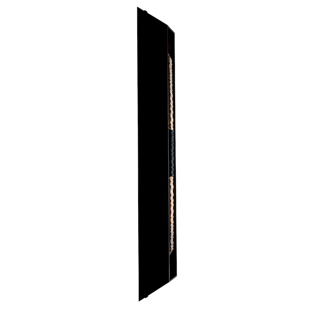 Petra Integrated LED 44in Sand Black Outdoor Wall Light with Handcrafted Glass. Picture 3