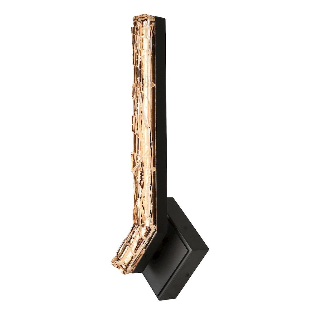Contour Integrated LED 19in Sand Black Indoor-Outdoor Wall Light. Picture 3