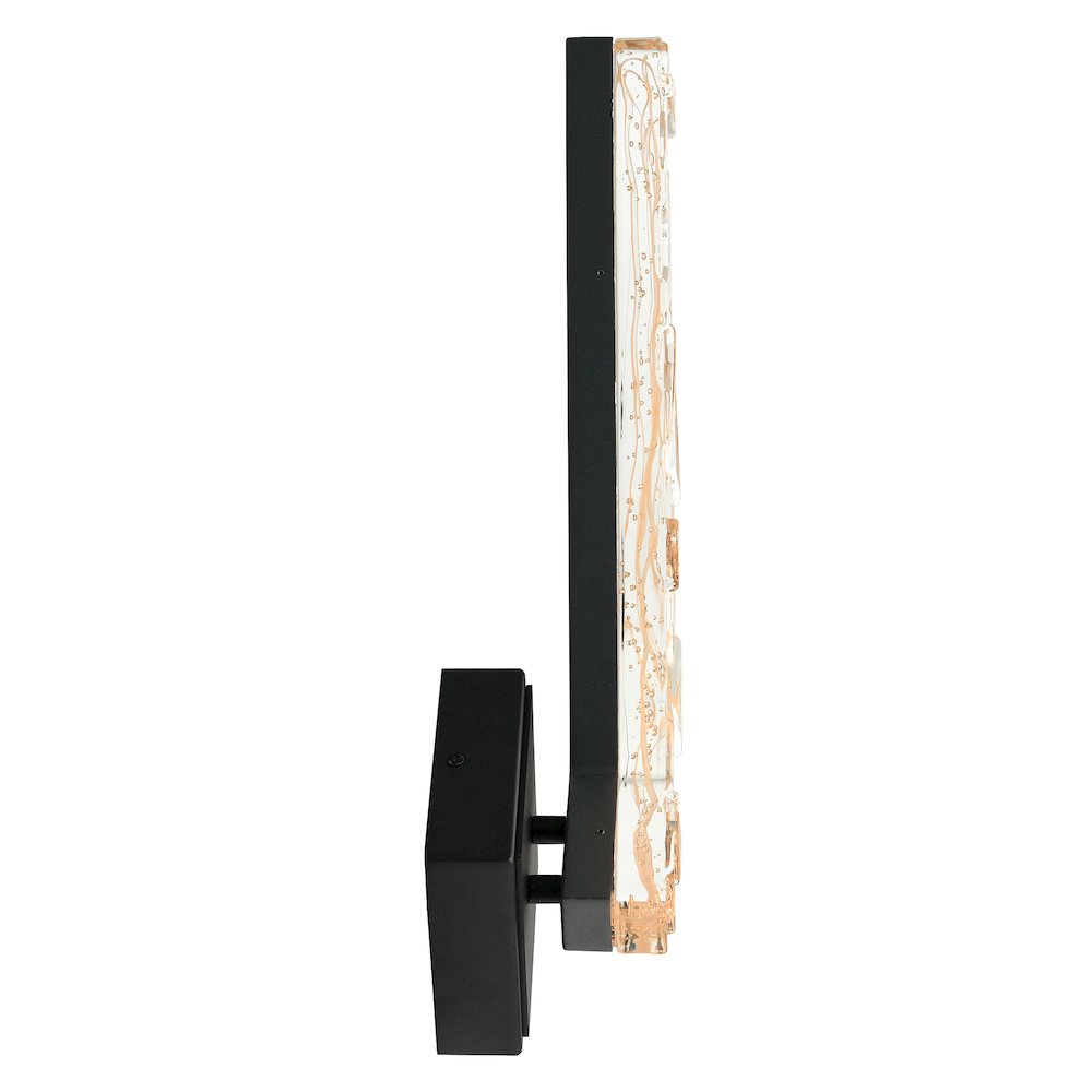 Contour Integrated LED 19in Sand Black Indoor-Outdoor Wall Light. Picture 4