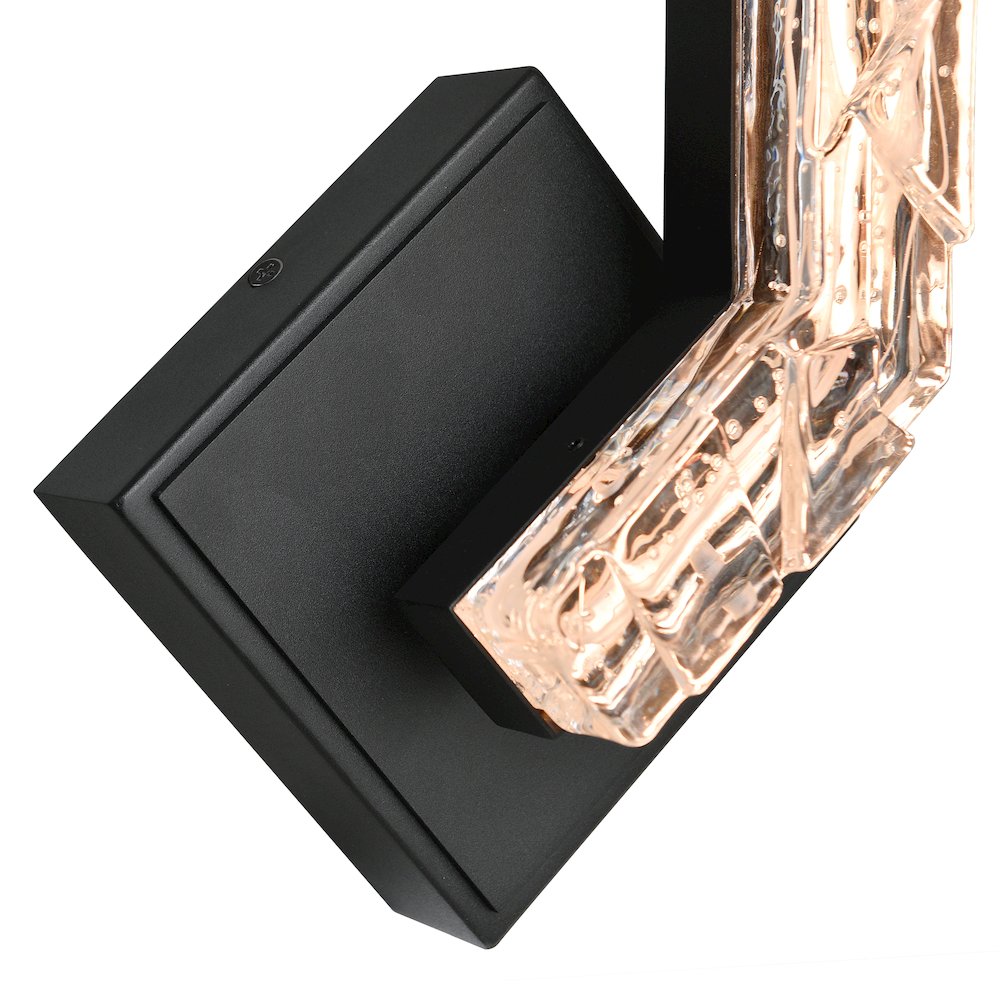 Contour Integrated LED 19in Sand Black Indoor-Outdoor Wall Light. Picture 8