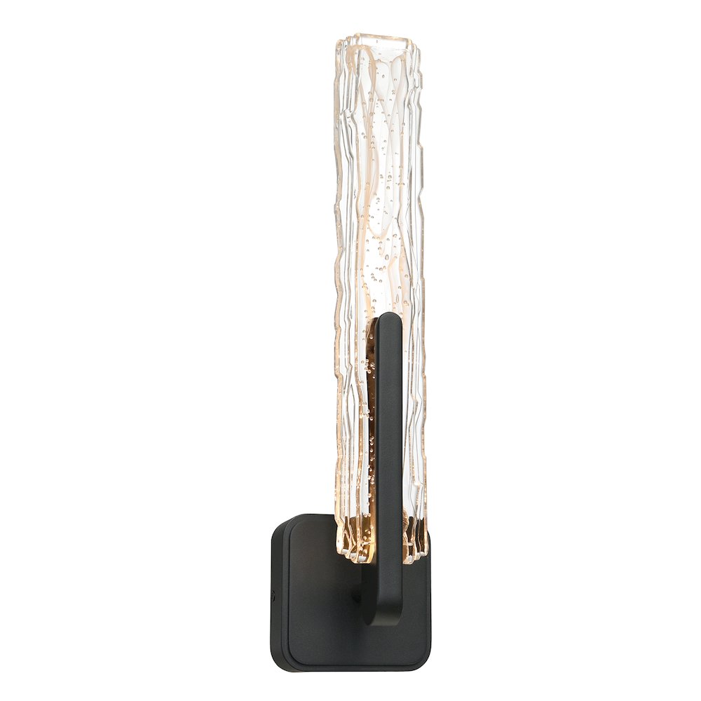 Curva Integrated LED 19in Sand Black Indoor-Outdoor Wall Light. Picture 16