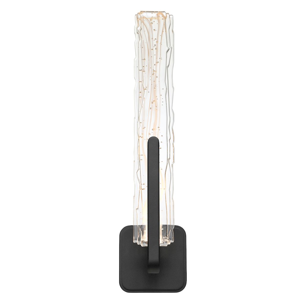 Curva Integrated LED 19in Sand Black Indoor-Outdoor Wall Light. Picture 1