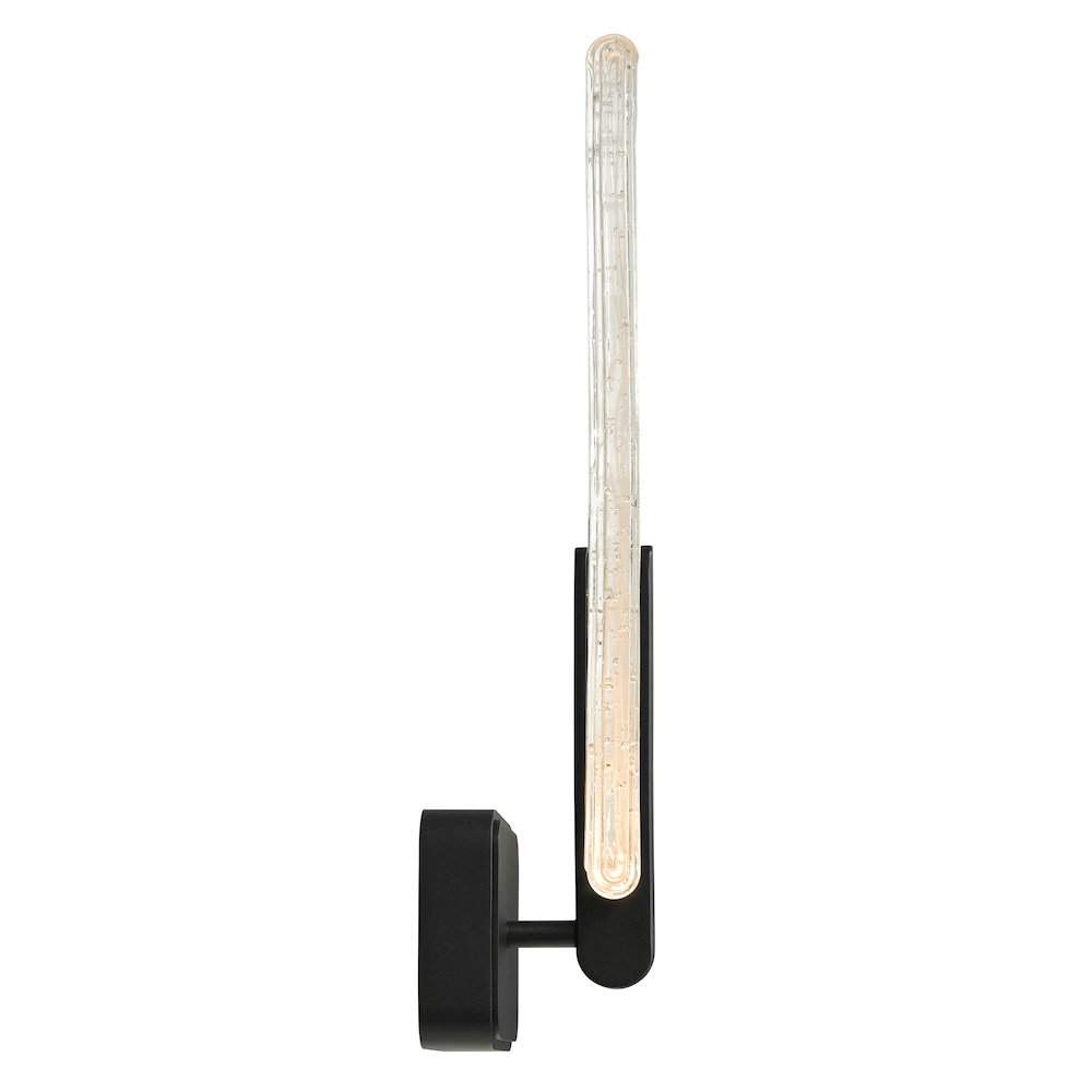Curva Integrated LED 19in Sand Black Indoor-Outdoor Wall Light. Picture 4