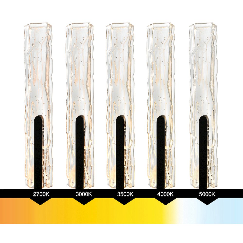 Curva Integrated LED 36in Sand Black Indoor-Outdoor Wall Light. Picture 9