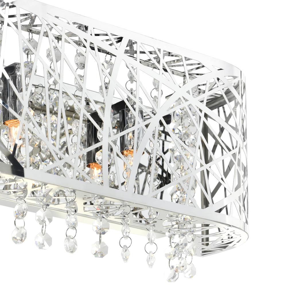 Eternity 6 Light Vanity Light With Chrome Finish. Picture 4