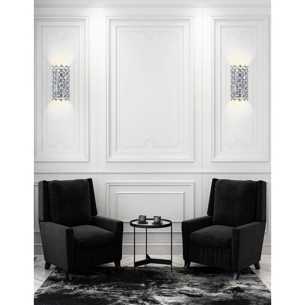 Chique 4 Light Wall Sconce With Chrome Finish. Picture 4