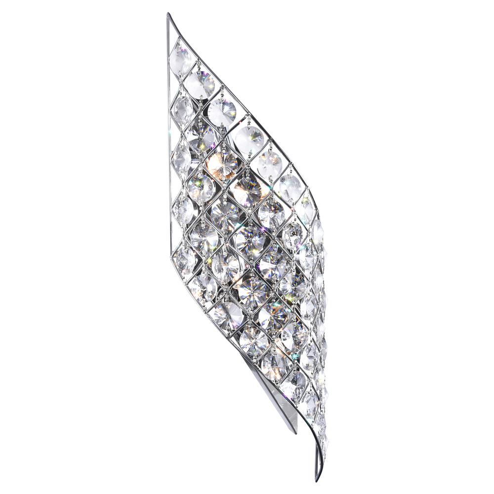 Chique 4 Light Wall Light With Chrome Finish. Picture 1