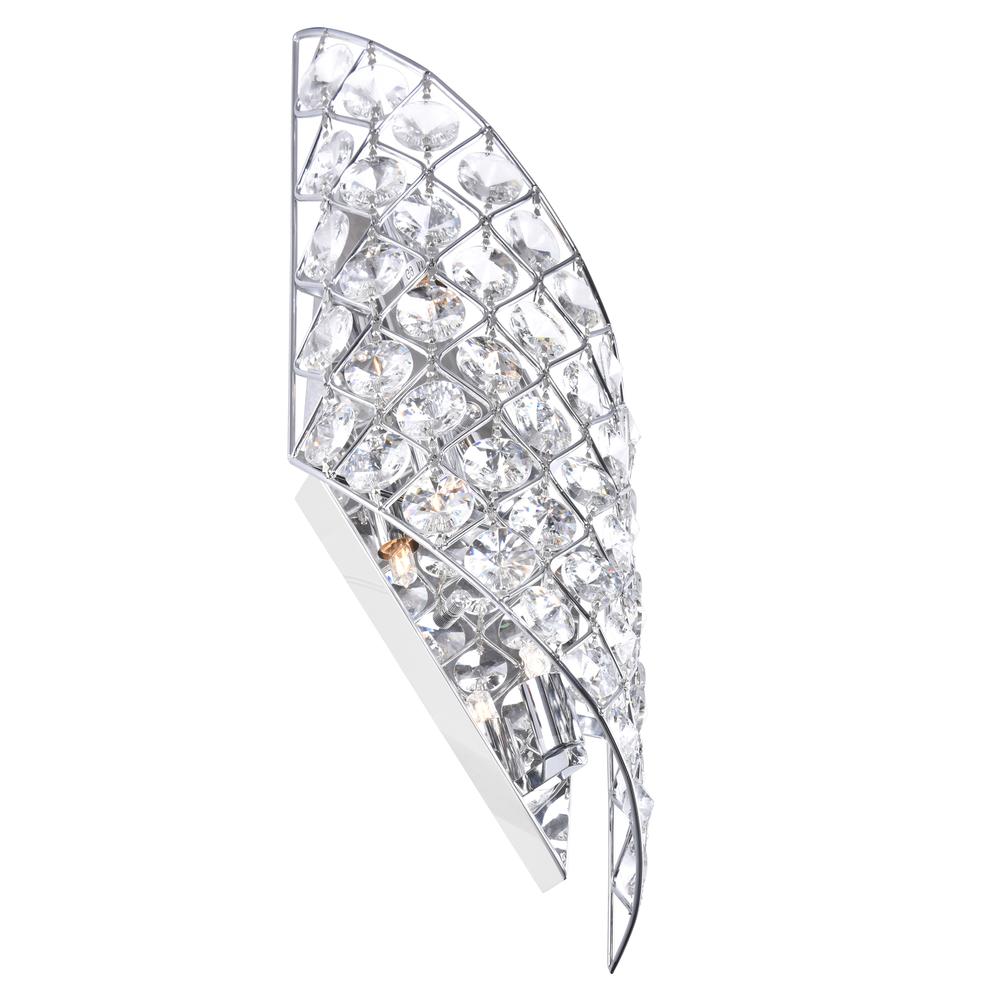 Chique 4 Light Wall Light With Chrome Finish. Picture 3