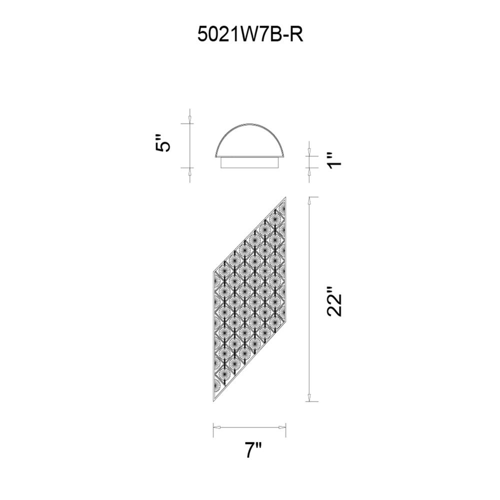 Chique 4 Light Wall Sconce With Chrome Finish. Picture 4