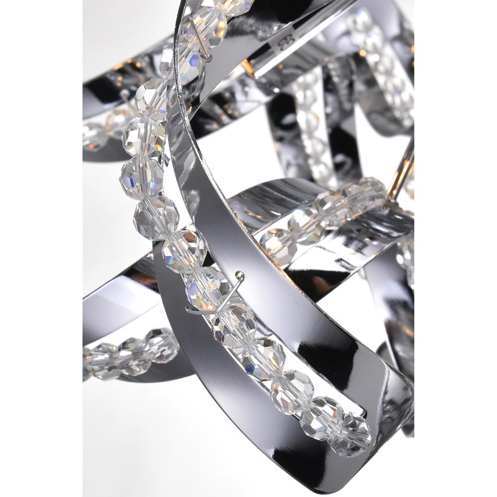 Swivel 12 Light Chandelier With Chrome Finish. Picture 4