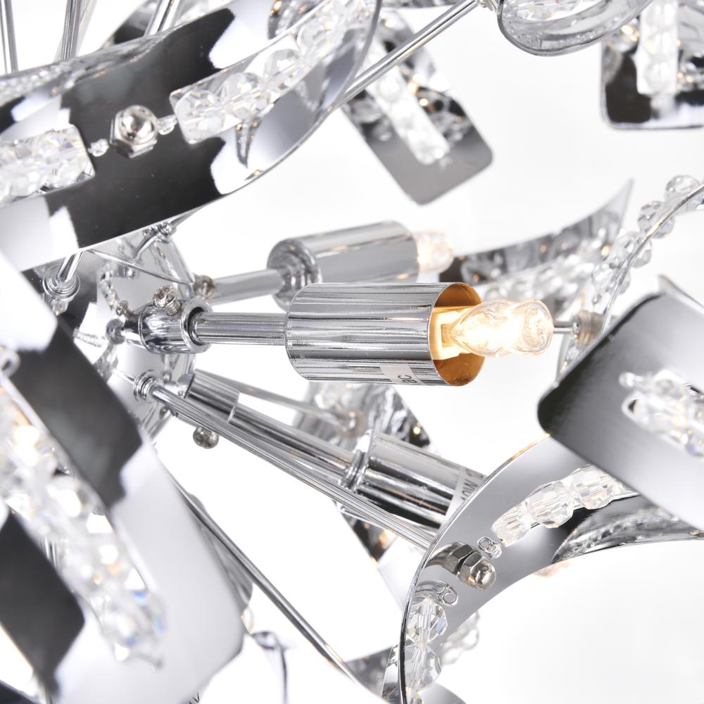 Swivel 18 Light Chandelier With Chrome Finish. Picture 4