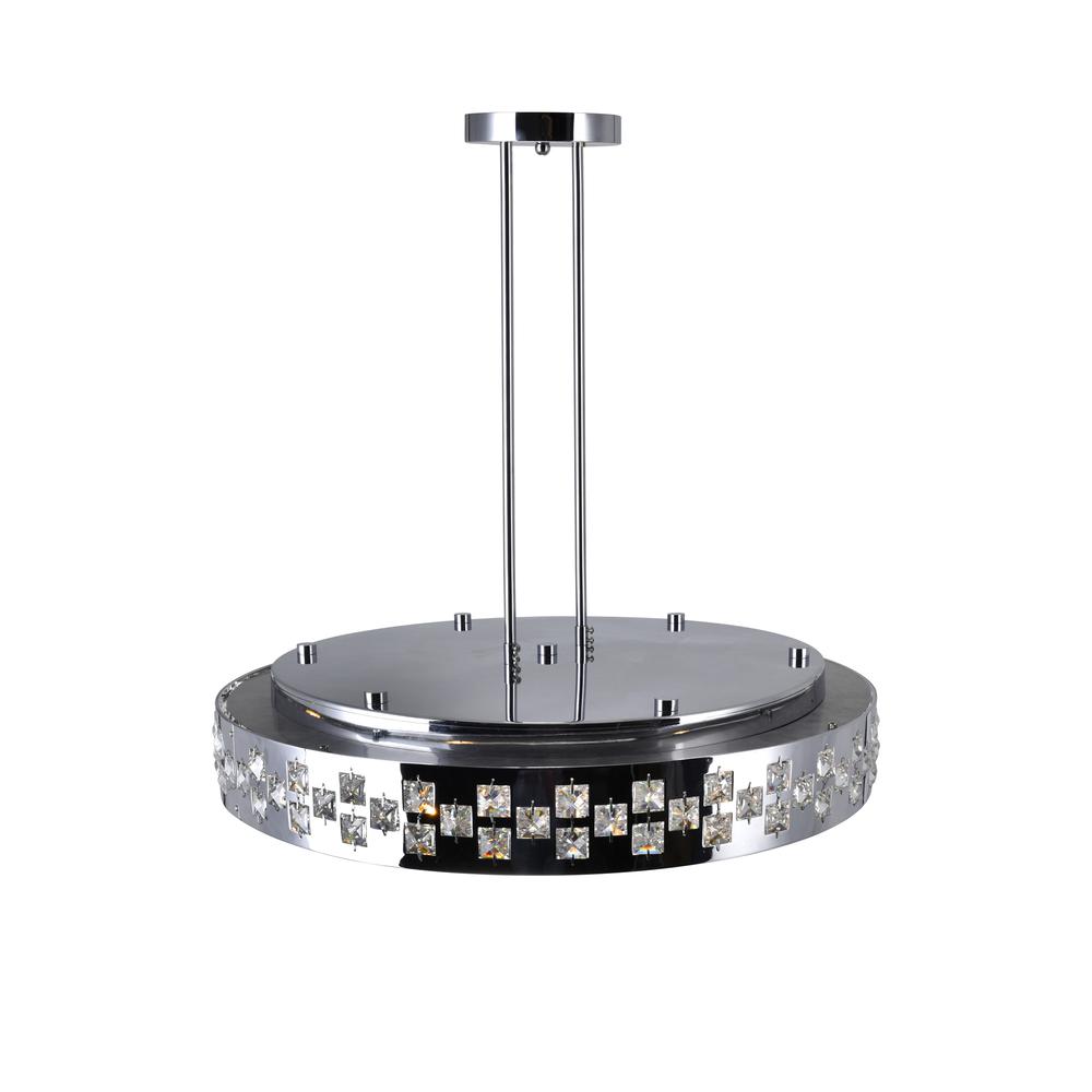 Cinderella 10 Light Down Chandelier With Chrome Finish. Picture 4