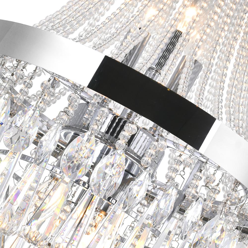 Vast 3 Light Chandelier With Chrome Finish. Picture 3