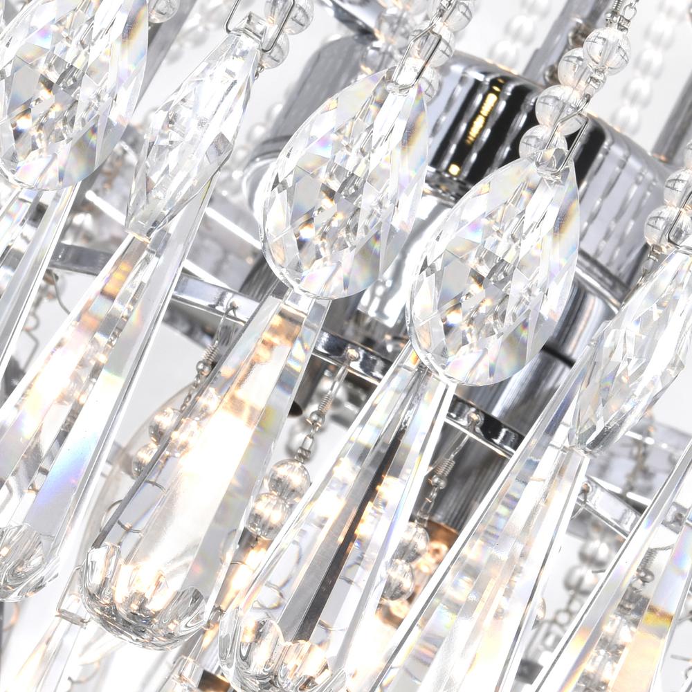 Vast 3 Light Chandelier With Chrome Finish. Picture 4