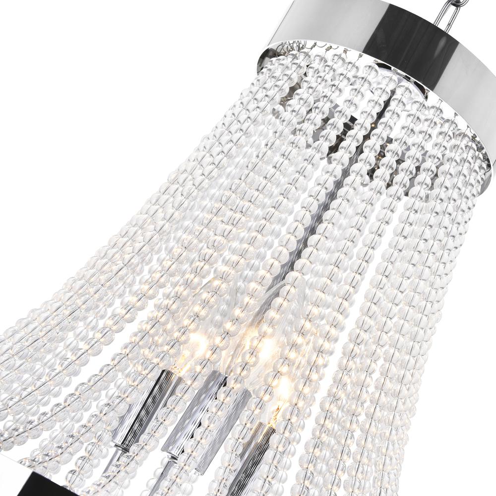 Vast 3 Light Chandelier With Chrome Finish. Picture 2