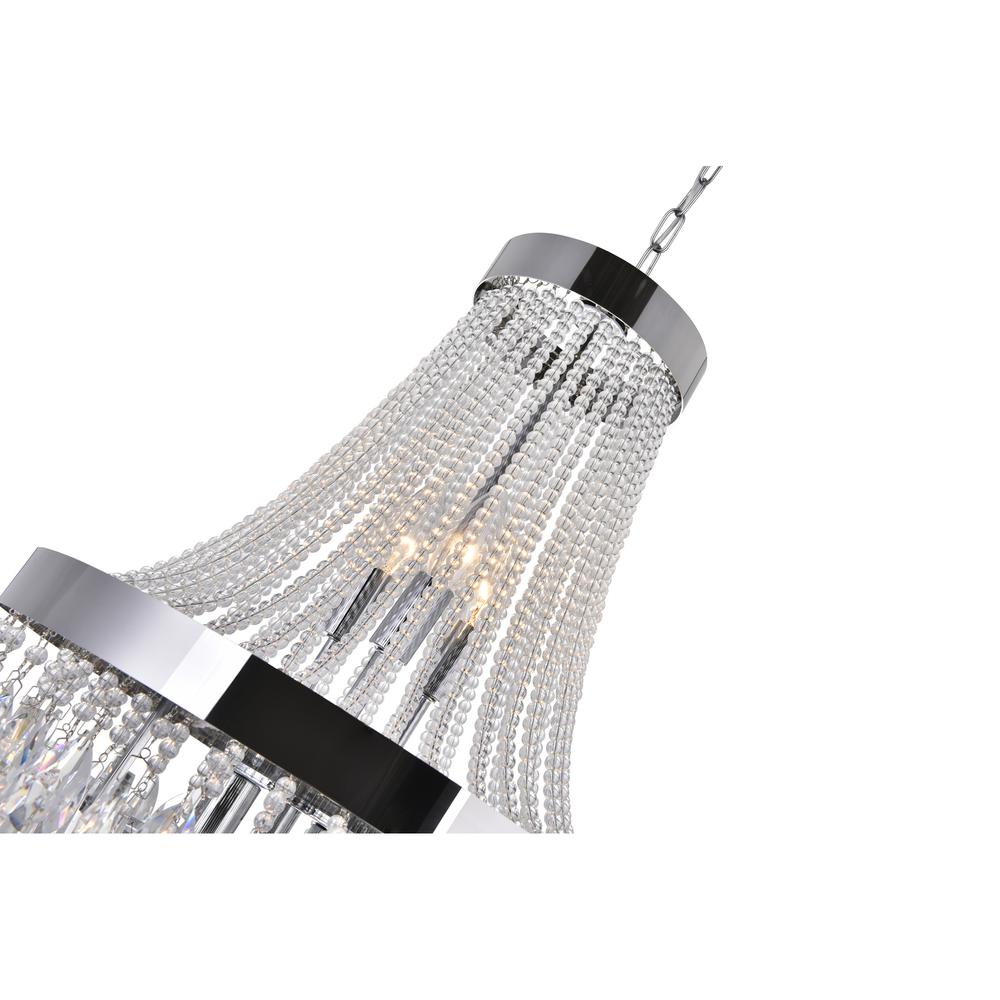 Vast 6 Light Chandelier With Chrome Finish. Picture 2