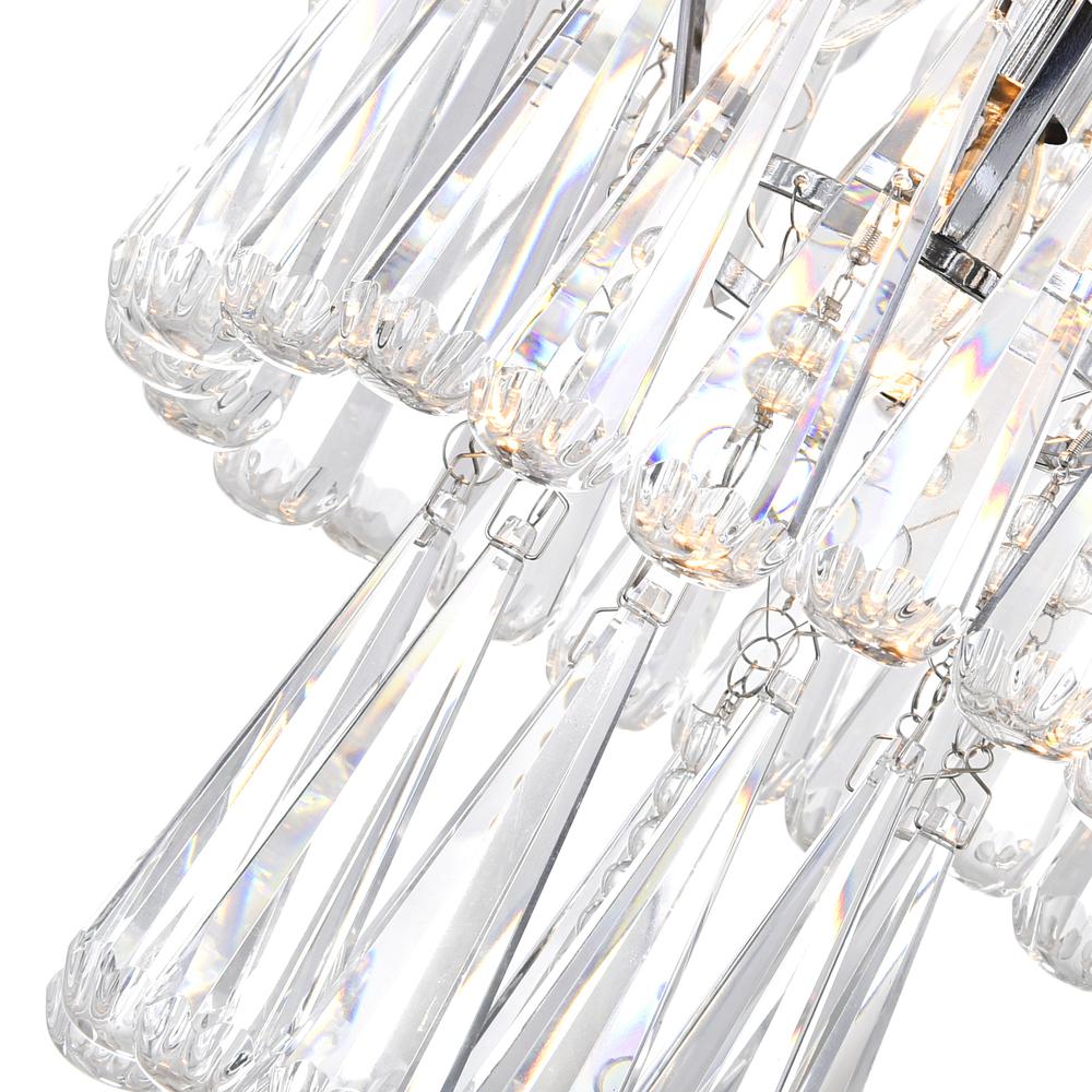 Vast 13 Light Down Chandelier With Chrome Finish. Picture 5