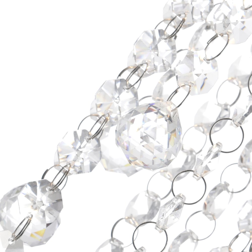 Extended 9 Light Multi Light Pendant With Chrome Finish. Picture 5