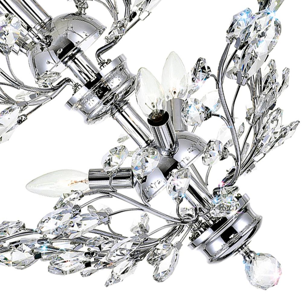 Ivy 6 Light Chandelier With Chrome Finish. Picture 2