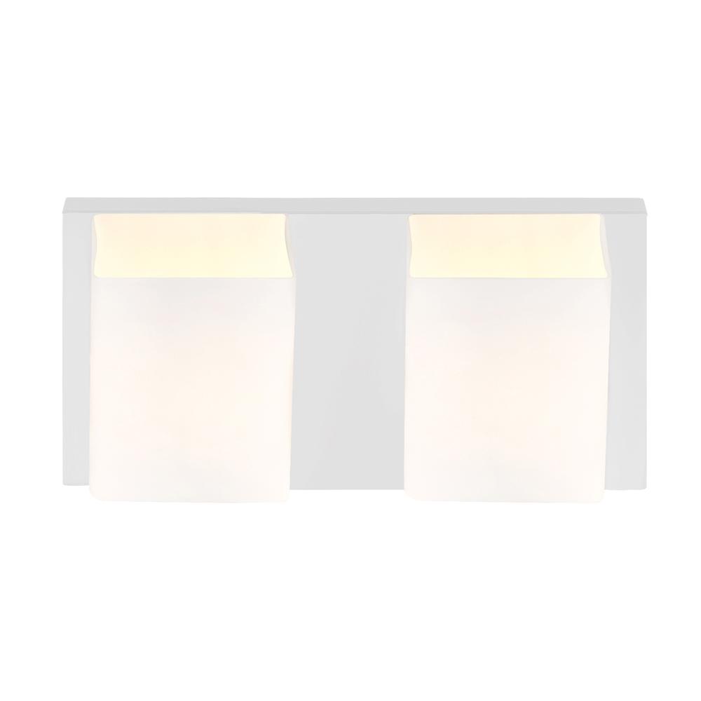 Cristini 2 Light Vanity Light With Satin Nickel Finish. Picture 2