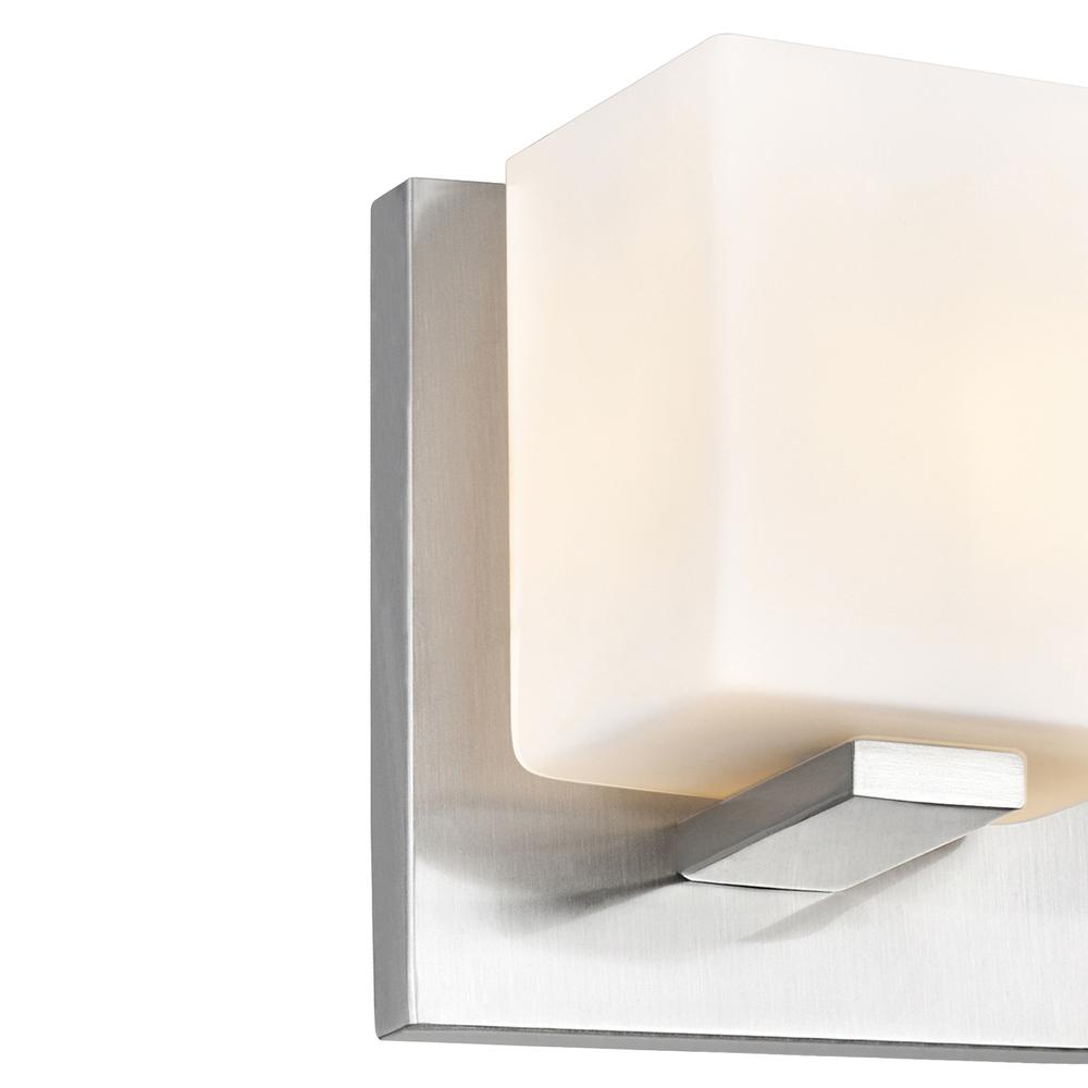 Cristini 2 Light Vanity Light With Satin Nickel Finish. Picture 4