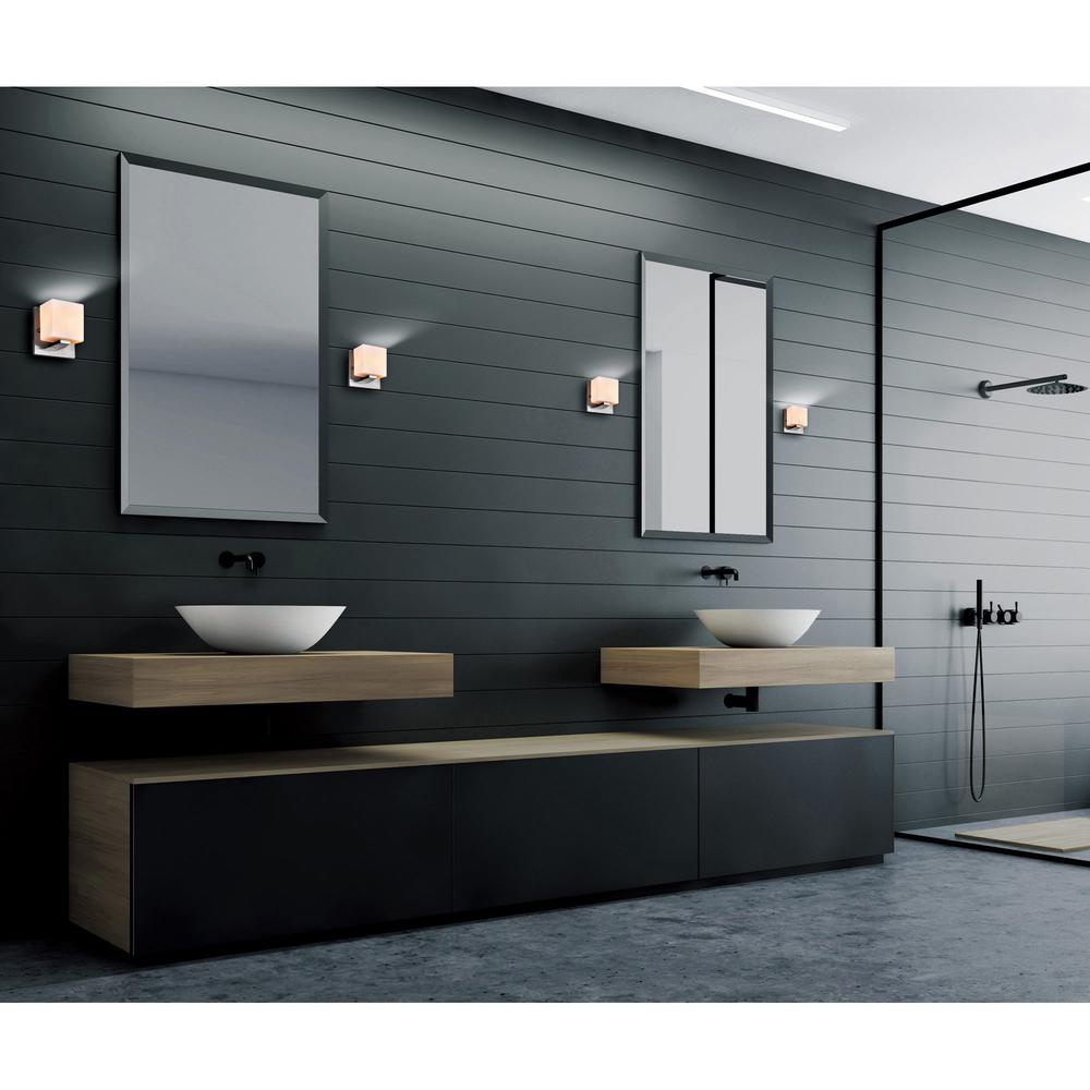 Cristini 1 Light Bathroom Sconce With Satin Nickel Finish. Picture 5