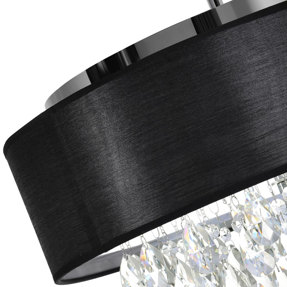 Dash 4 Light Drum Shade Chandelier With Chrome Finish. Picture 4