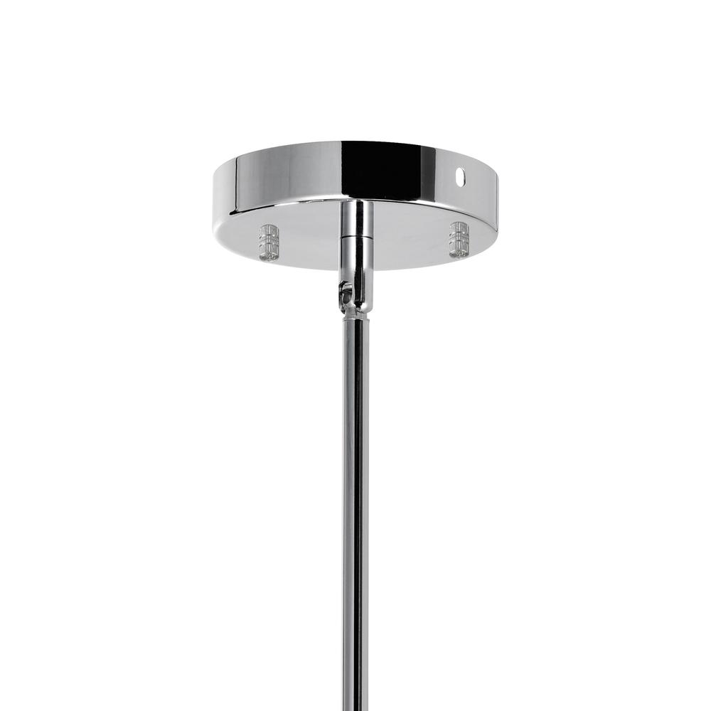 Franca 8 Light Drum Shade Chandelier With Chrome Finish. Picture 5