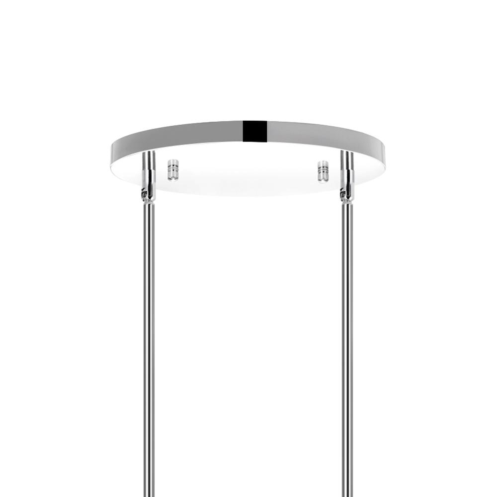 Bubbles 11 Light Drum Shade Chandelier With Chrome Finish. Picture 5