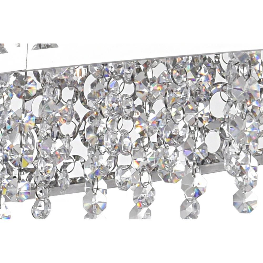 Bubbles 16 Light Drum Shade Chandelier With Chrome Finish. Picture 4