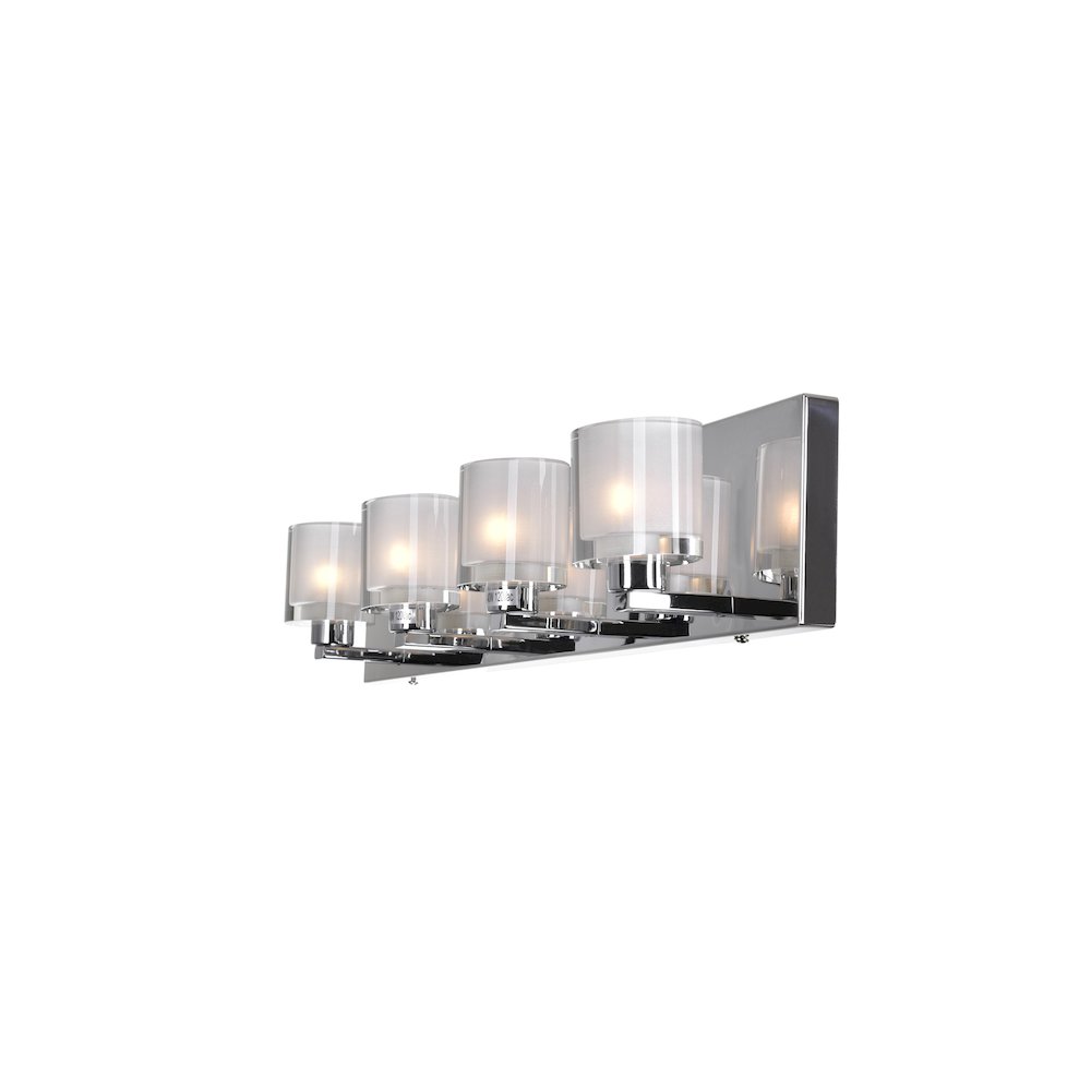 Tina 4 Light Wall Sconce With Chrome Finish. Picture 2