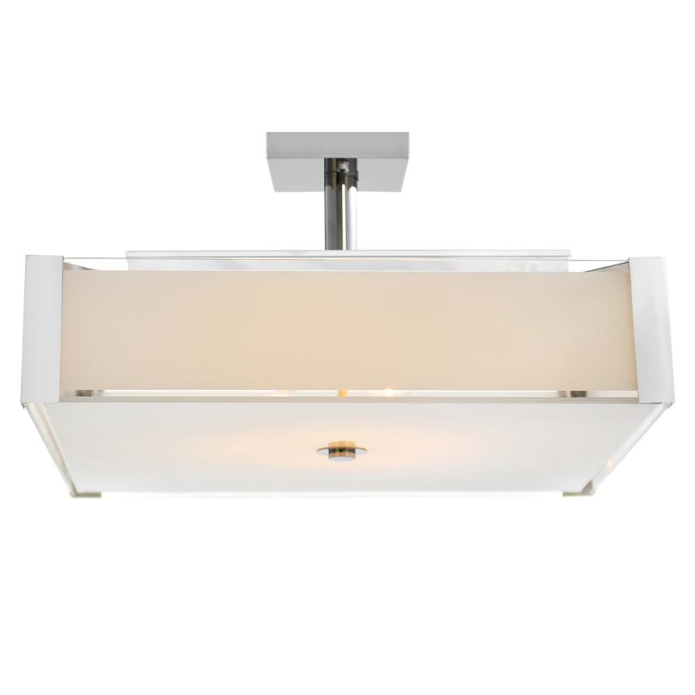 Lucie 5 Light Down Chandelier With Chrome Finish. Picture 2