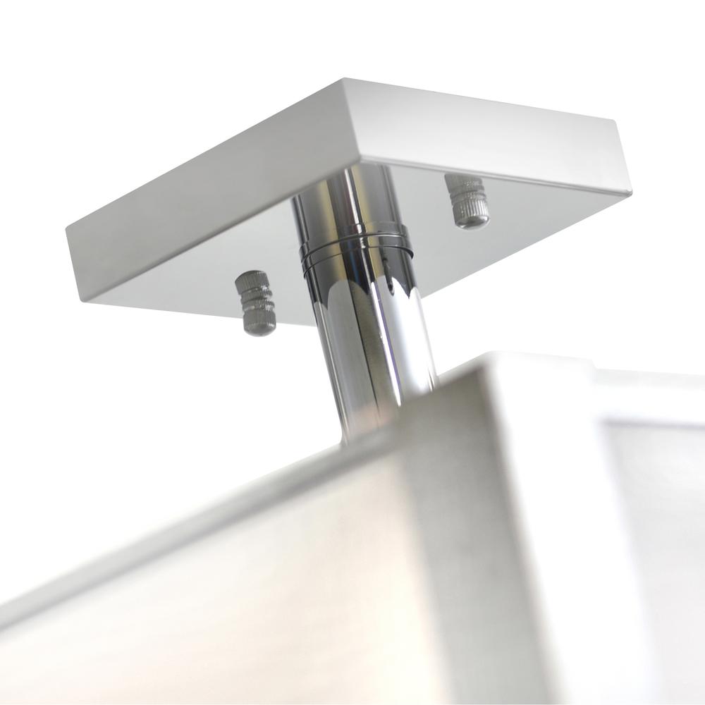 Lucie 5 Light Down Chandelier With Chrome Finish. Picture 5