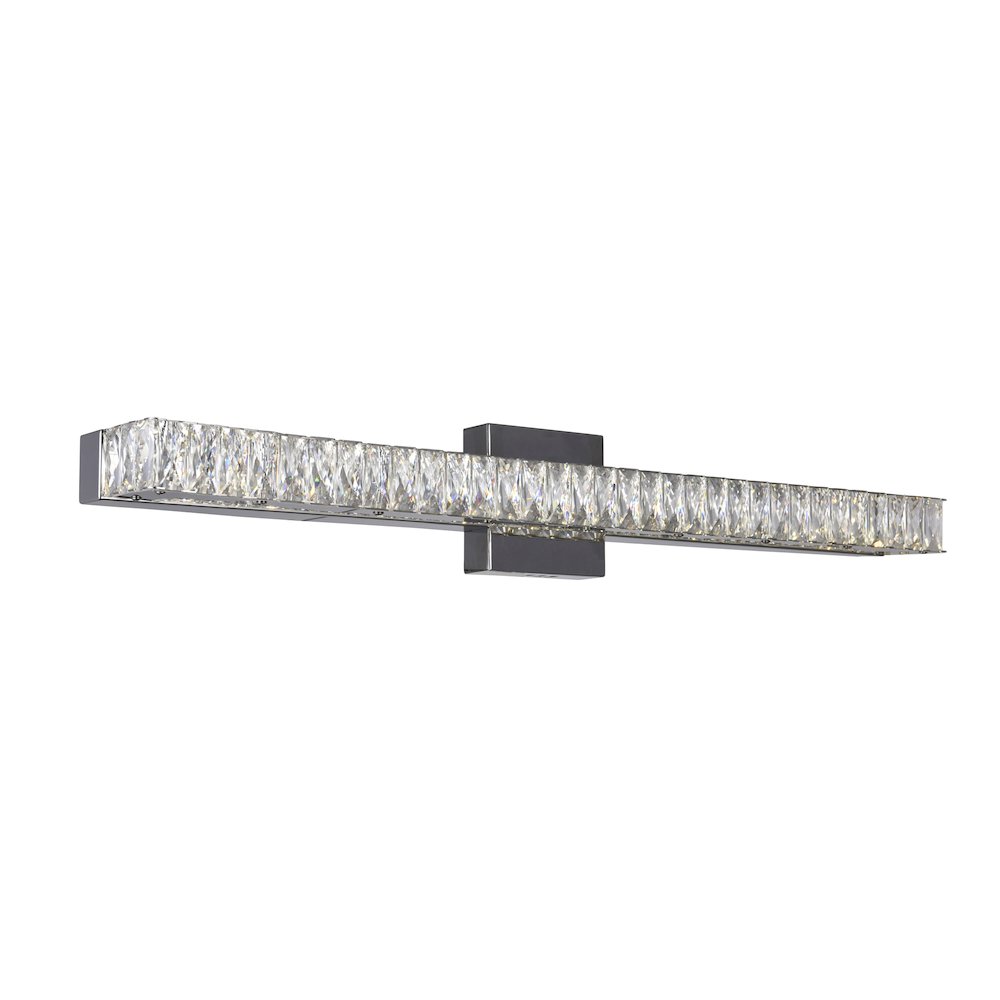 Milan LED Vanity Light With Chrome Finish. Picture 1