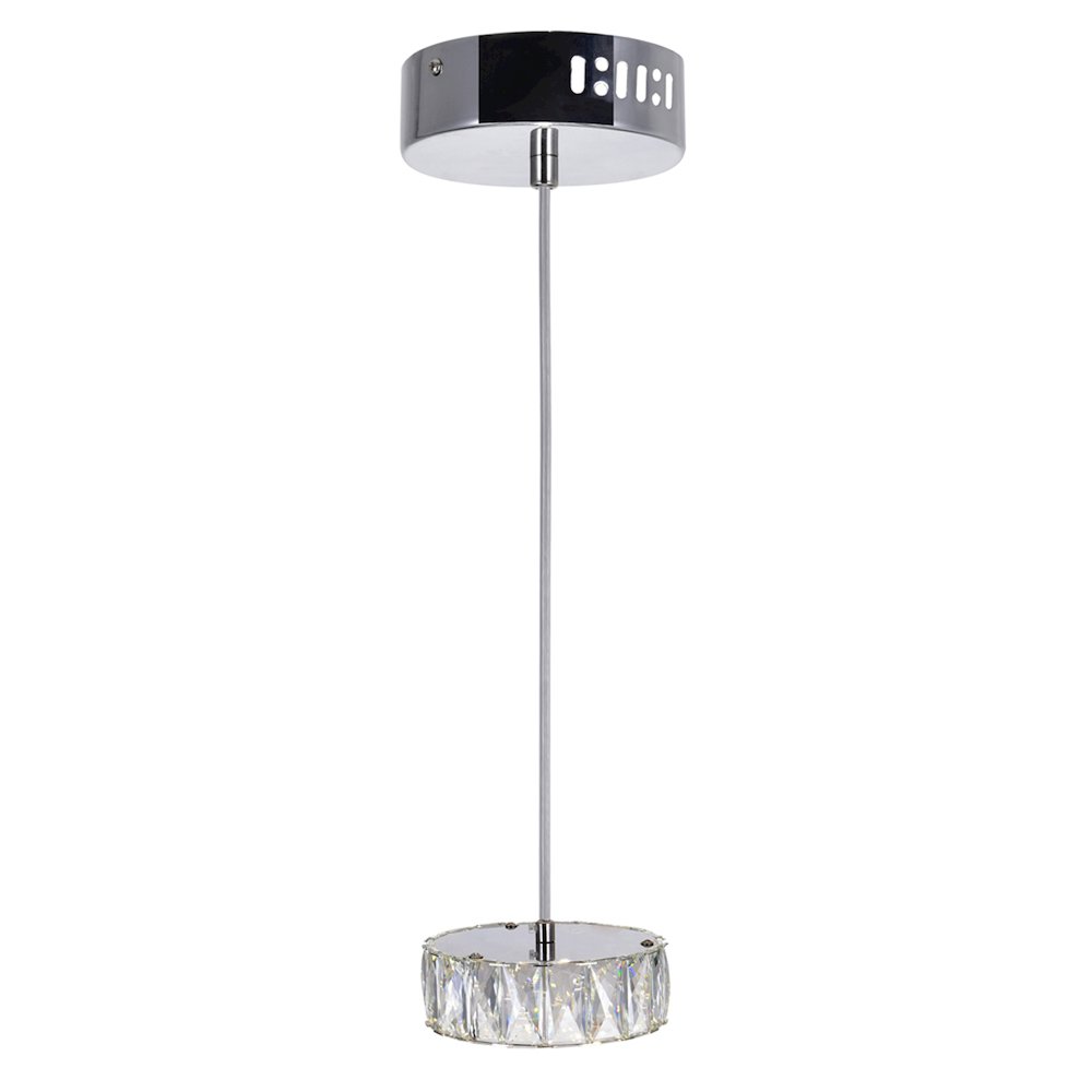 Milan LED Mini Pendant With Chrome Finish. Picture 3