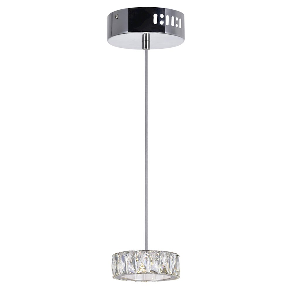 Milan LED Mini Pendant With Chrome Finish. Picture 5